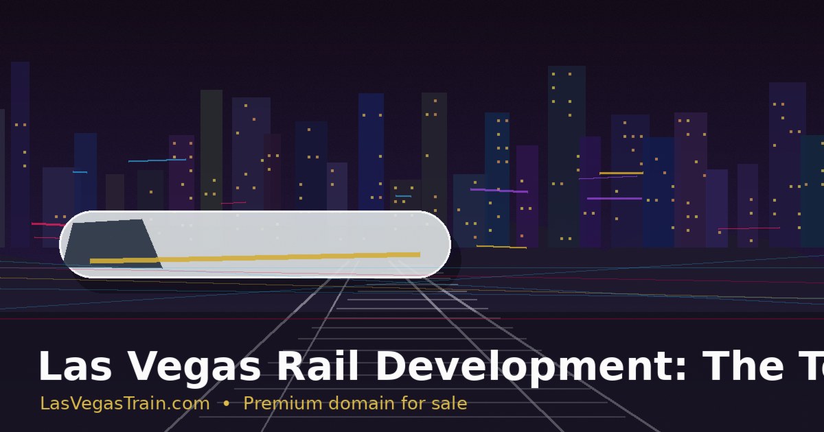 Las Vegas Rail Development: The Tourism Opportunity Behind the Tracks